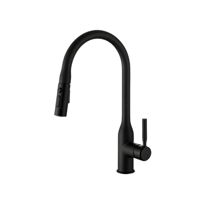 Llave Lavaplatos Negra Cuello Alto